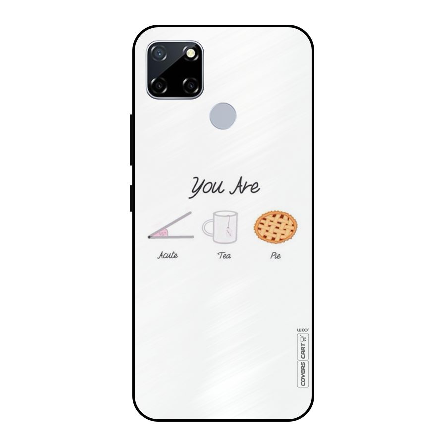 Acute Tea Pie Metal Back Case for Realme Narzo 20