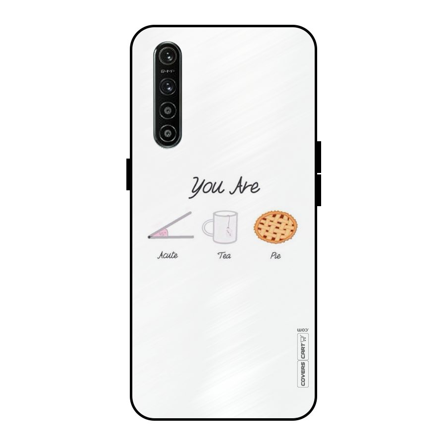 Acute Tea Pie Metal Back Case for Realme XT