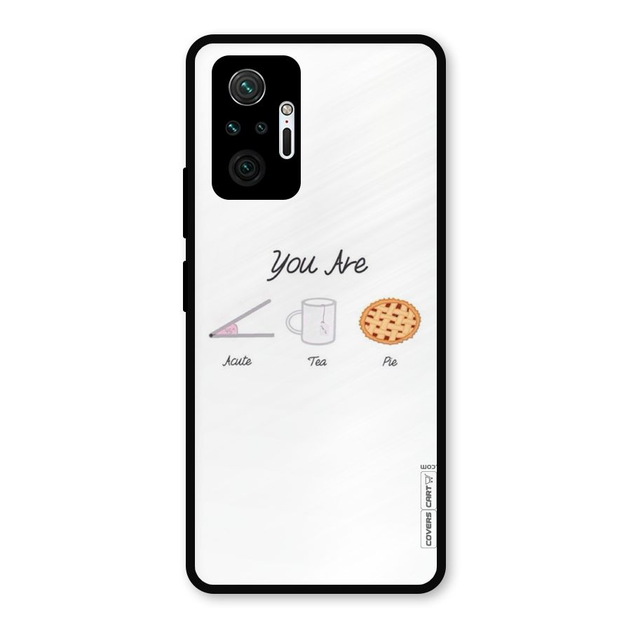 Acute Tea Pie Metal Back Case for Redmi Note 10 Pro Max