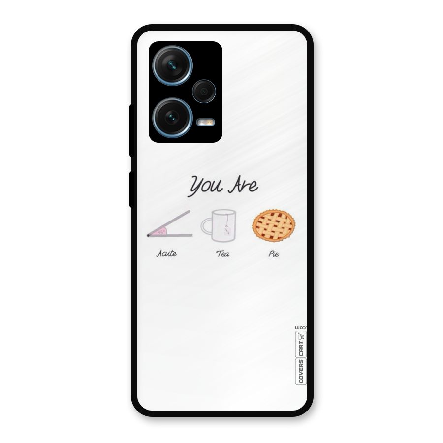 Acute Tea Pie Metal Back Case for Redmi Note 12 Pro Plus 5G