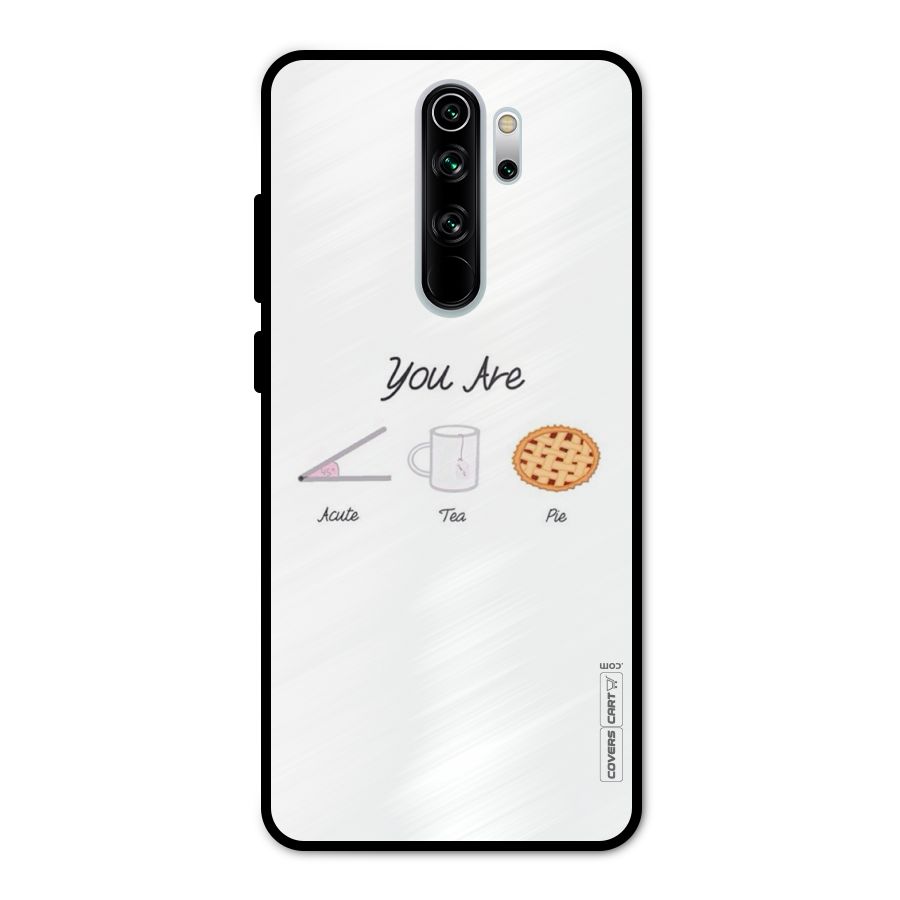 Acute Tea Pie Metal Back Case for Redmi Note 8 Pro