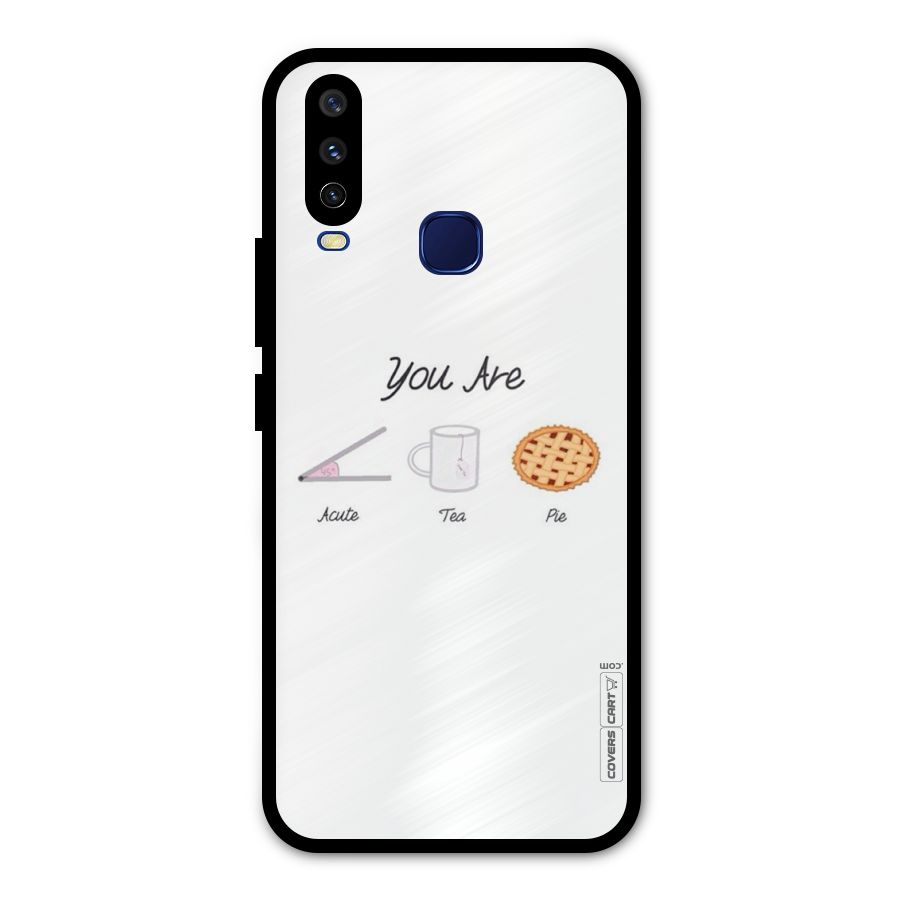 Acute Tea Pie Metal Back Case for Vivo V17