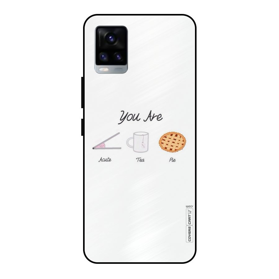 Acute Tea Pie Metal Back Case for Vivo V20 2021