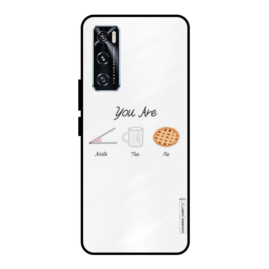 Acute Tea Pie Metal Back Case for Vivo V20 SE