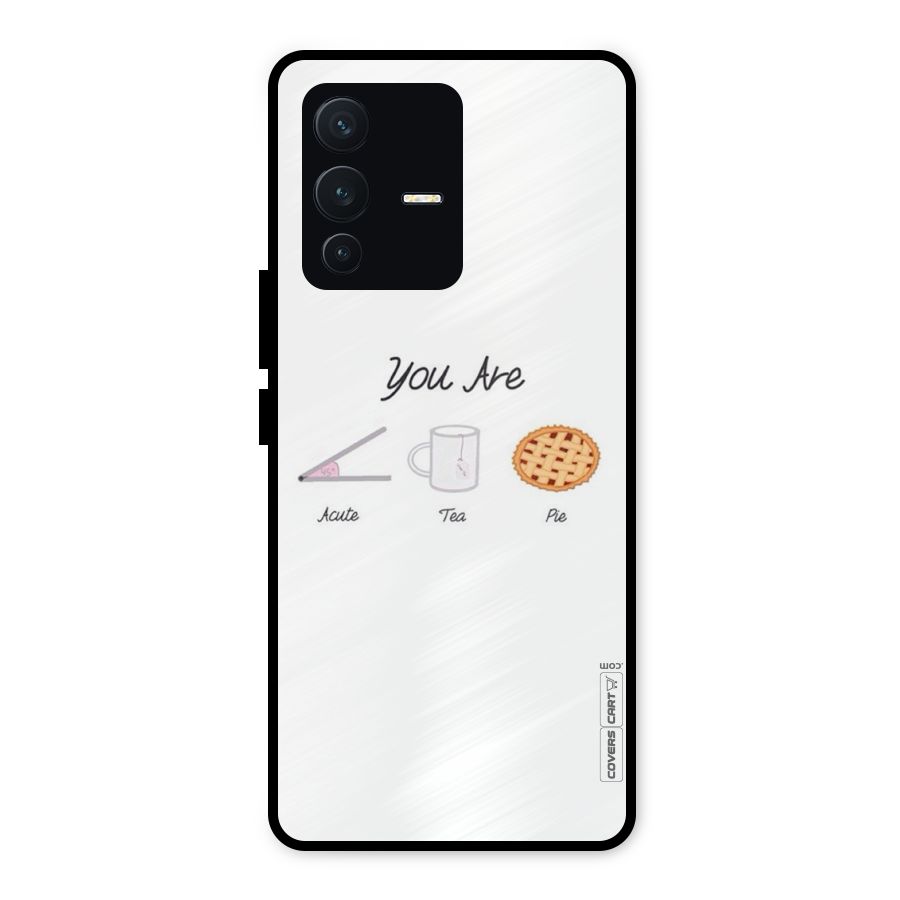 Acute Tea Pie Metal Back Case for Vivo V23 5G