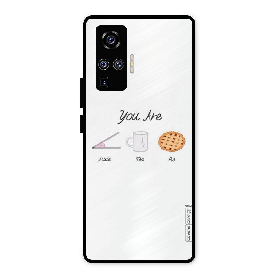 Acute Tea Pie Metal Back Case for Vivo X50 Pro