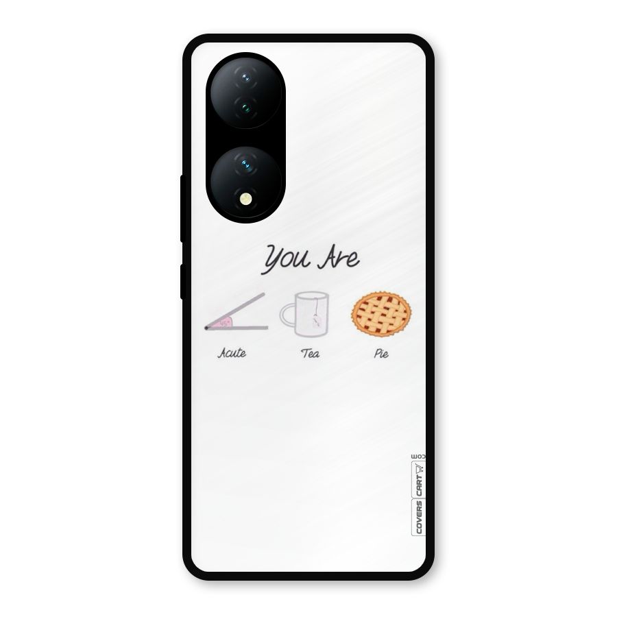 Acute Tea Pie Metal Back Case for Vivo Y100a