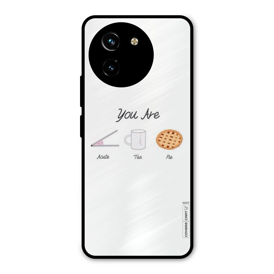 Acute Tea Pie Metal Back Case for Vivo Y200i