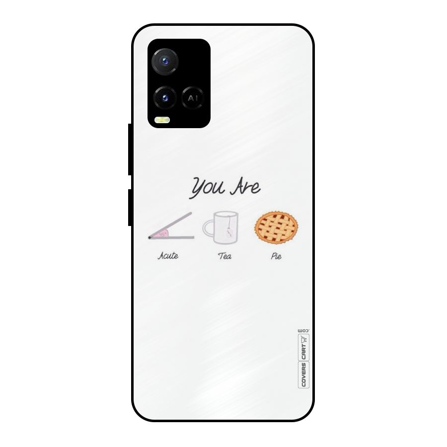 Acute Tea Pie Metal Back Case for Vivo Y21T
