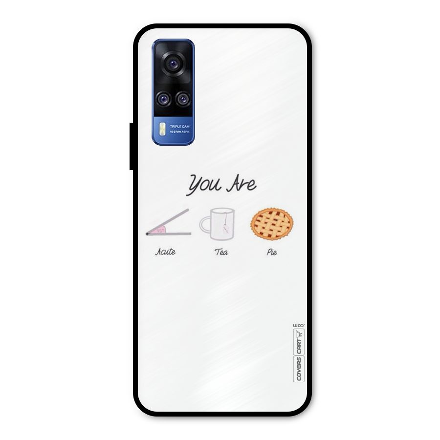 Acute Tea Pie Metal Back Case for Vivo Y51A