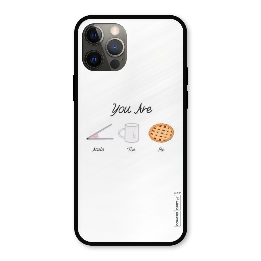 Acute Tea Pie Metal Back Case for iPhone 12 Pro