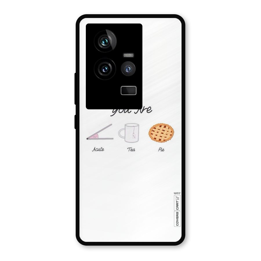 Acute Tea Pie Metal Back Case for iQOO 11 5G