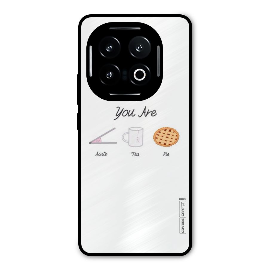 Acute Tea Pie Metal Back Case for iQOO 13