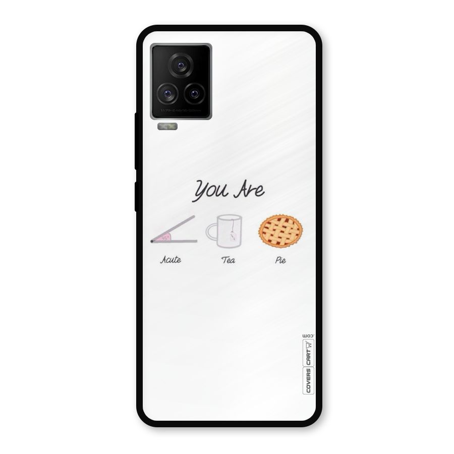 Acute Tea Pie Metal Back Case for iQOO 7 Legend 5G