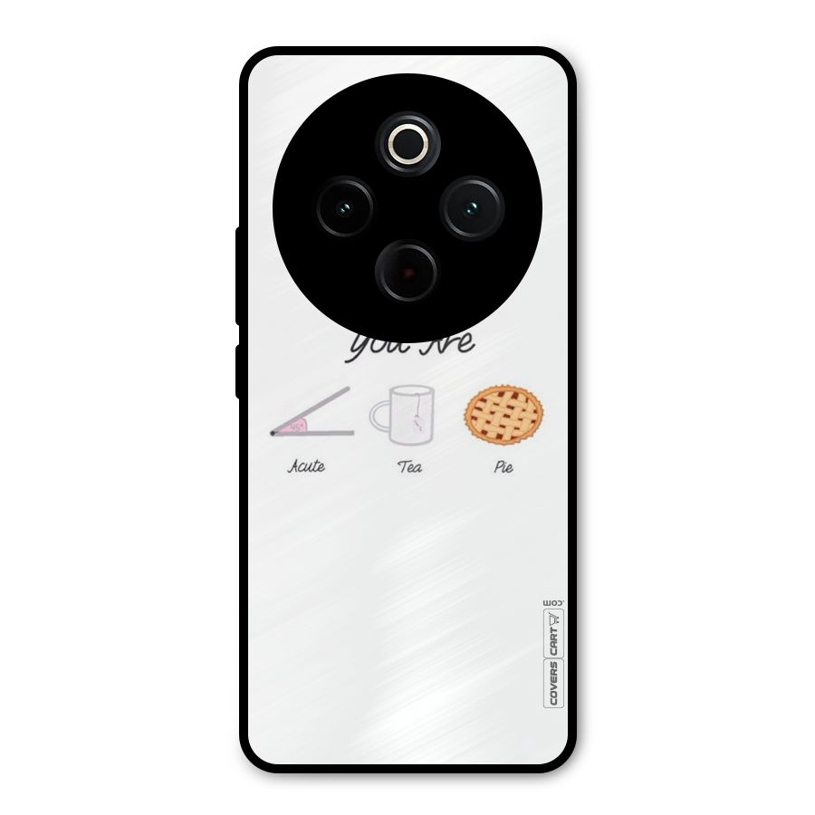 Acute Tea Pie Metal Back Case for iQOO Z10