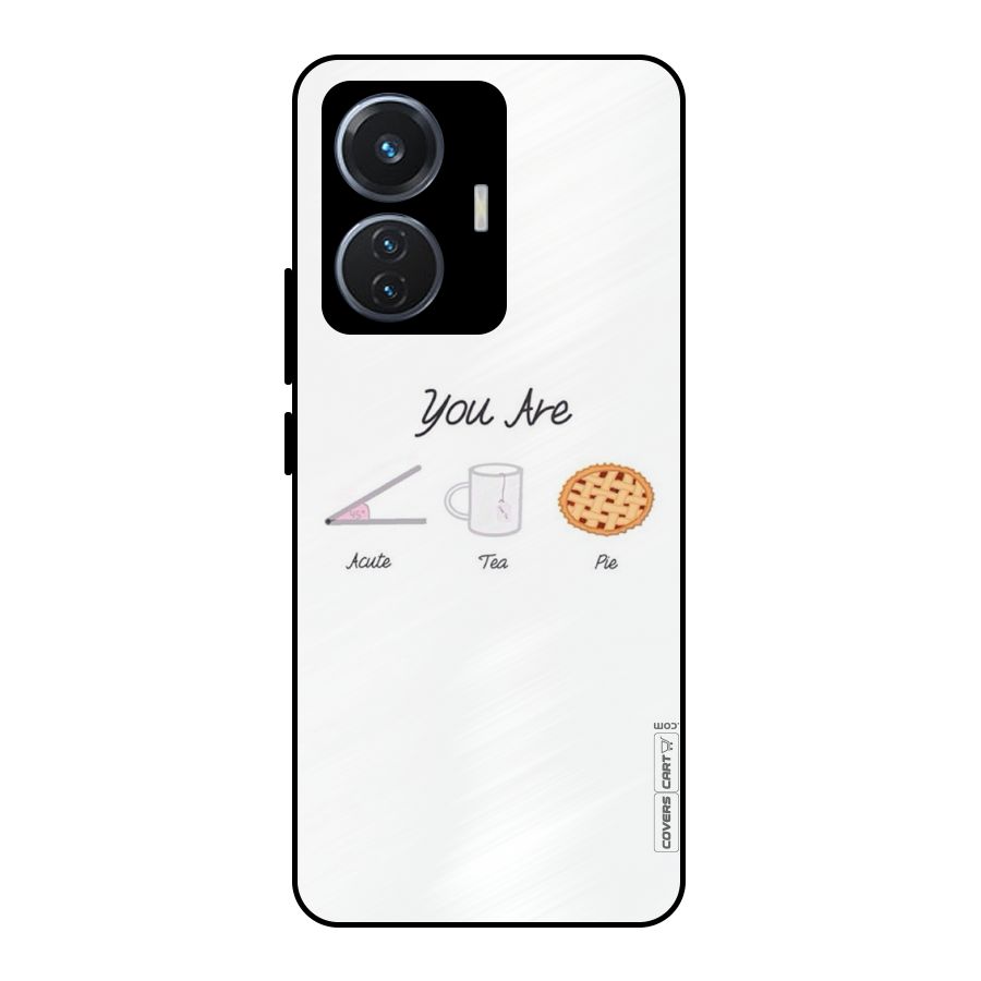 Acute Tea Pie Metal Back Case for iQOO Z6 44W