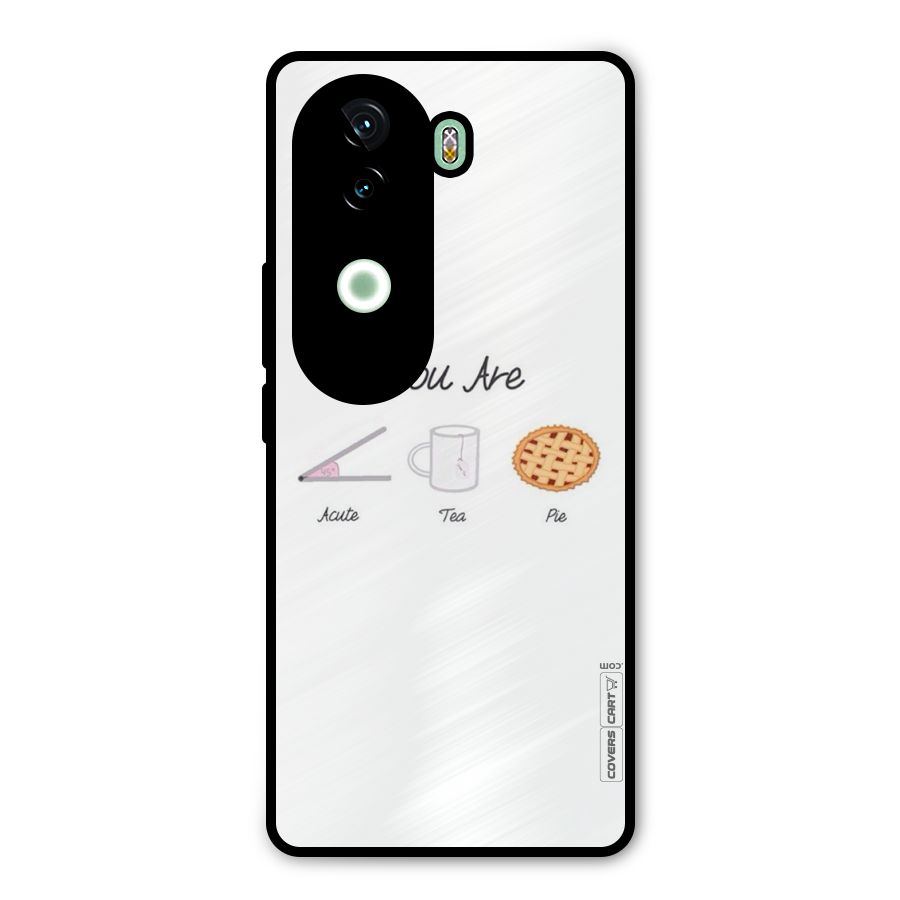 Acute Tea Pie Metal Back Case for iQOO Z9s