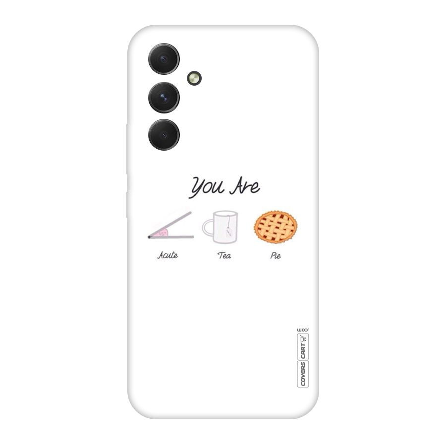 Acute Tea Pie Original Polycarbonate Back Case for Galaxy A54