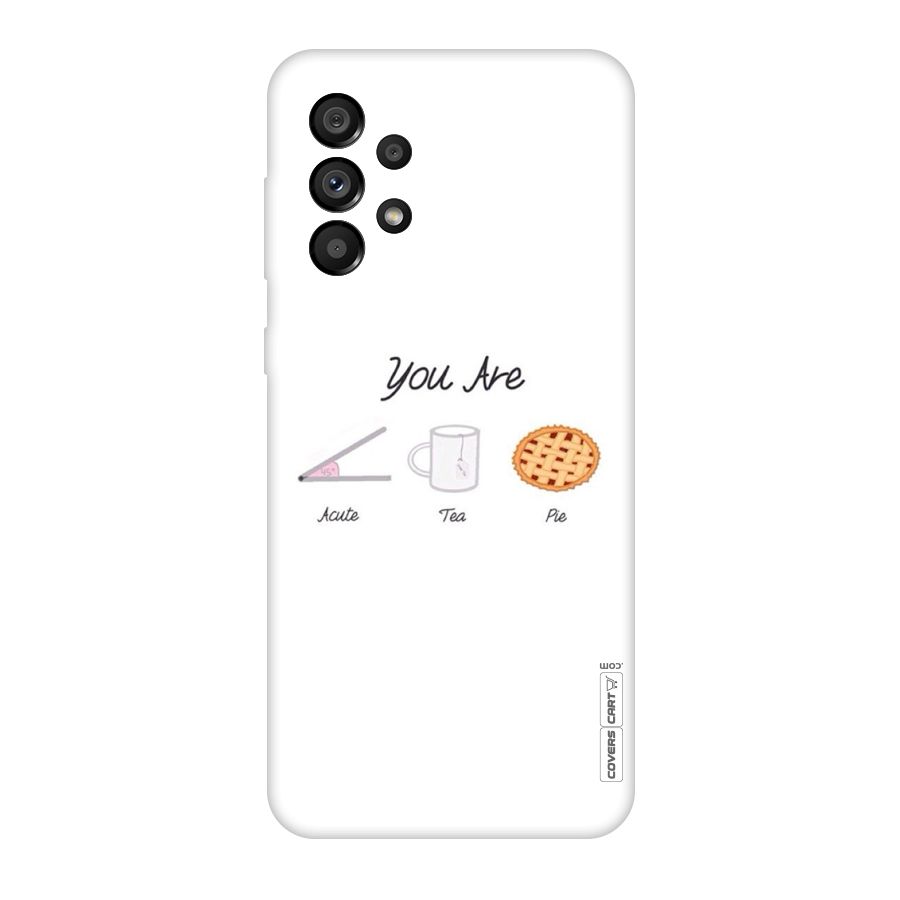 Acute Tea Pie Original Polycarbonate Back Case for Galaxy A73 5G