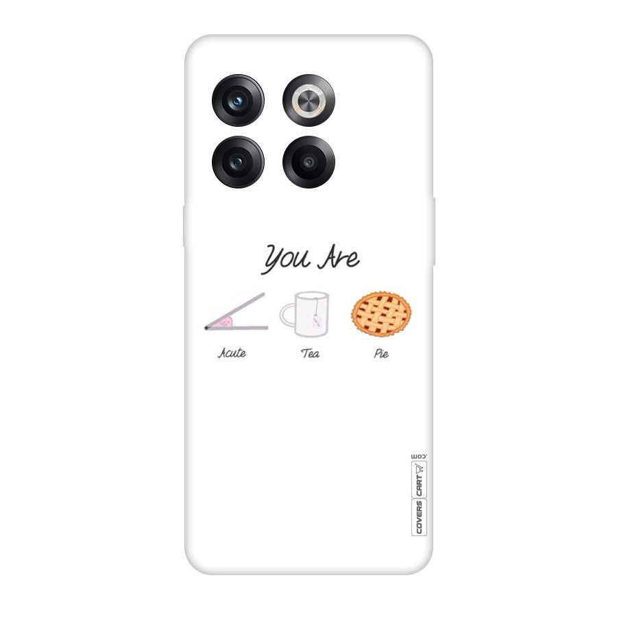 Acute Tea Pie Original Polycarbonate Back Case for OnePlus 10T