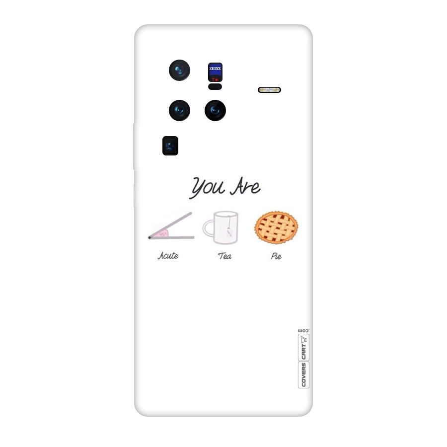 Acute Tea Pie Original Polycarbonate Back Case for Vivo X80