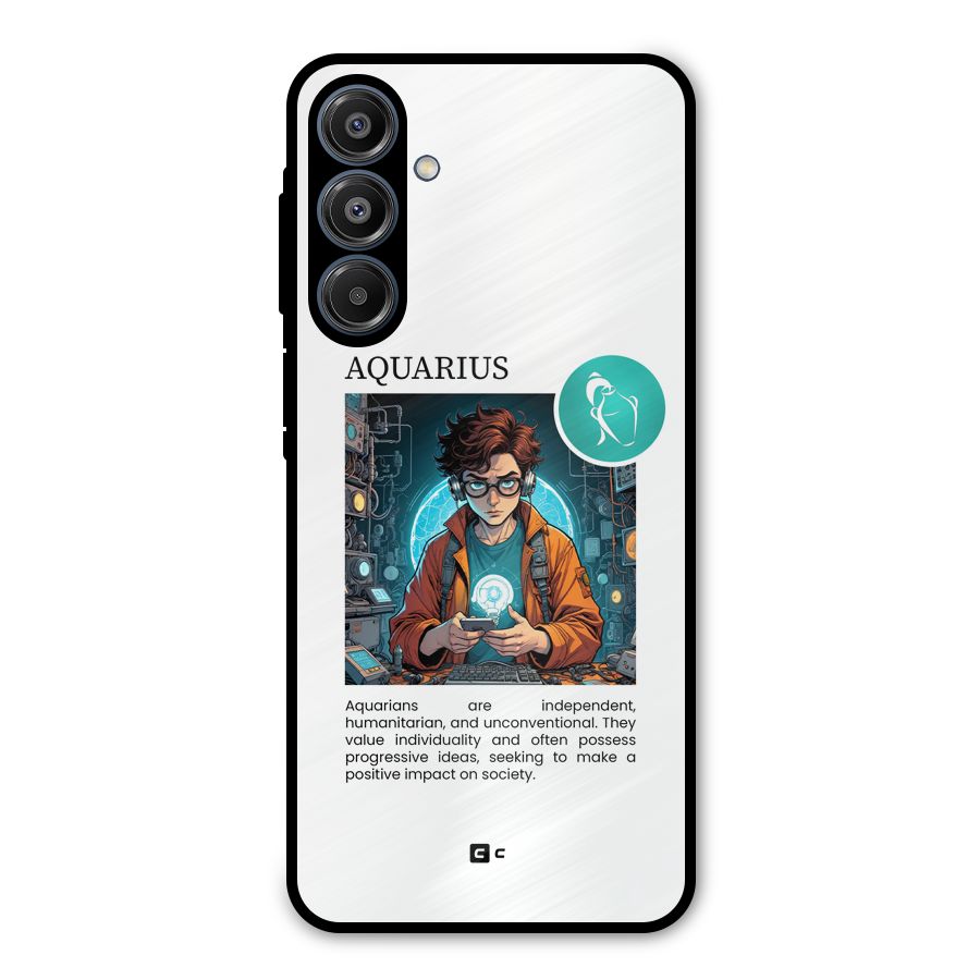 Admire Aquarius Metal Back Case for Galaxy A16 5G