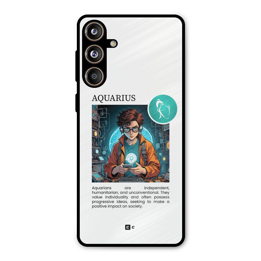 Admire Aquarius Metal Back Case for Galaxy F55