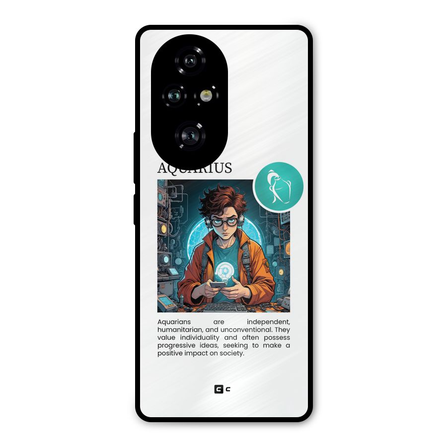 Admire Aquarius Metal Back Case for Honor 200 Pro