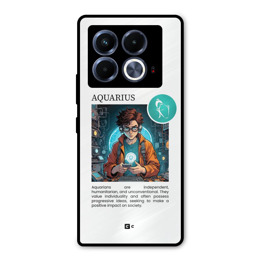 Admire Aquarius Metal Back Case for Infinix Note 40 5G