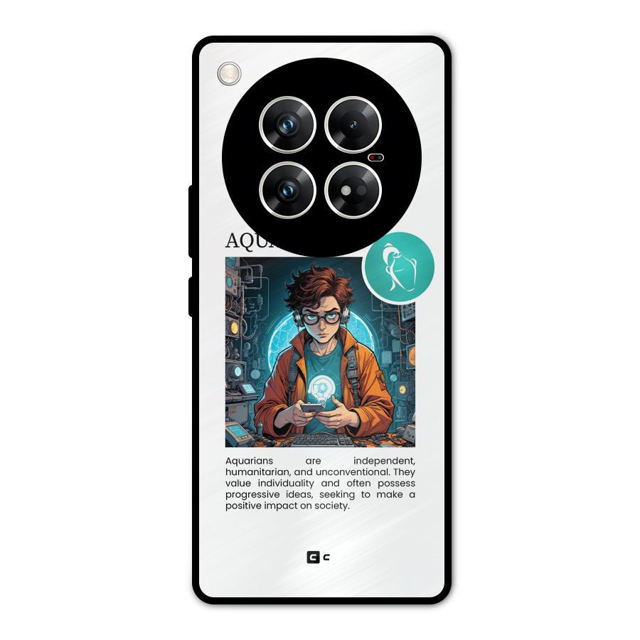 Admire Aquarius Metal Back Case for Infinix Zero 40 5G