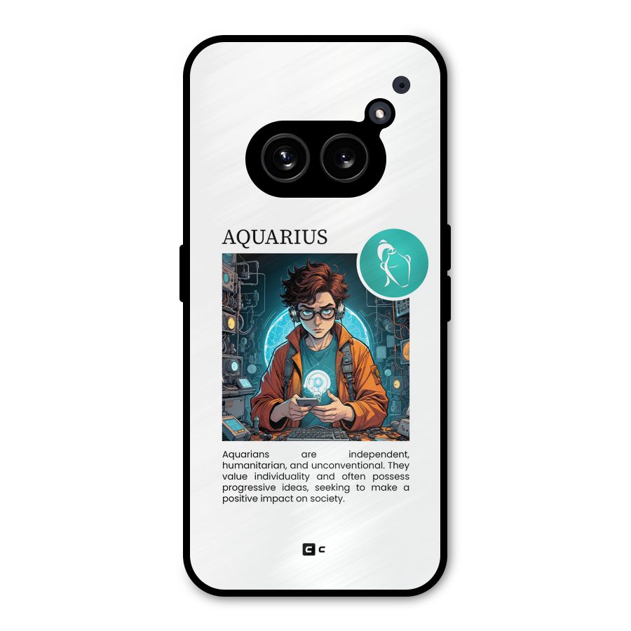 Admire Aquarius Metal Back Case for Nothing Phone 2a Plus