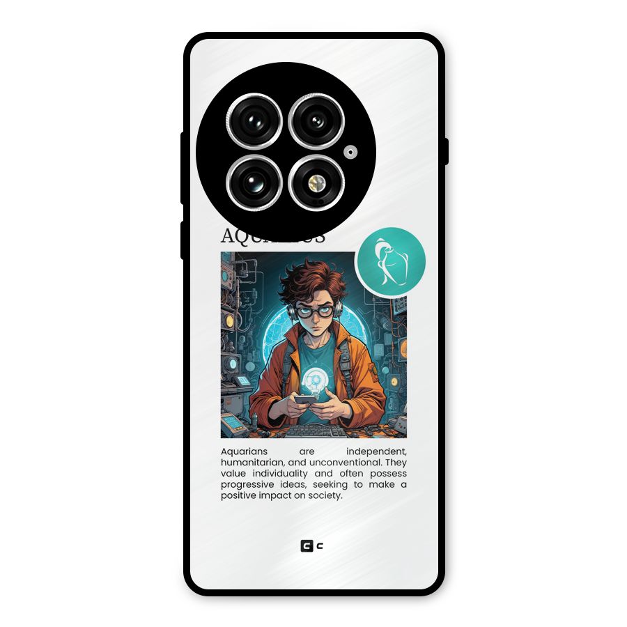 Admire Aquarius Metal Back Case for OnePlus 13