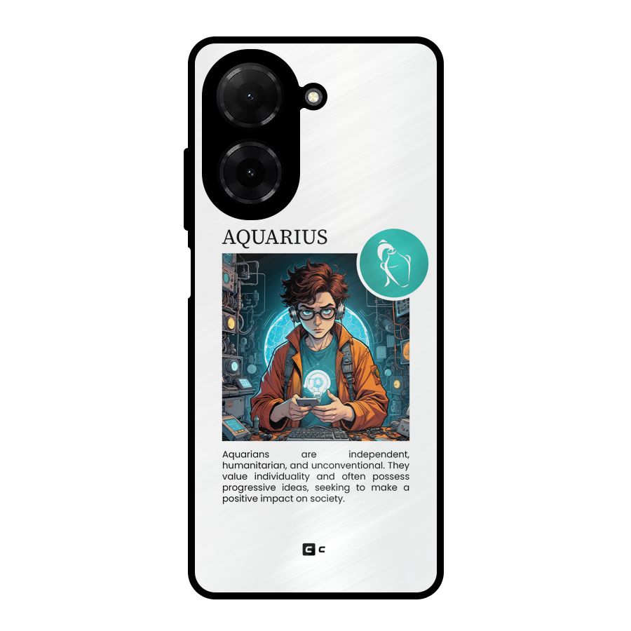 Admire Aquarius Metal Back Case for Poco C71