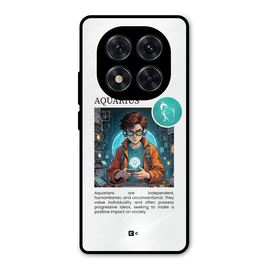 Admire Aquarius Metal Back Case for Redmi Note 14 Pro 5G