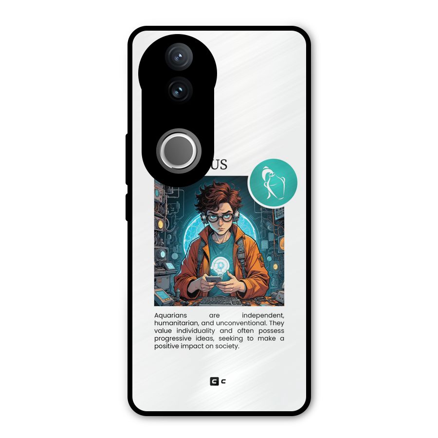 Admire Aquarius Metal Back Case for iQOO Z10R
