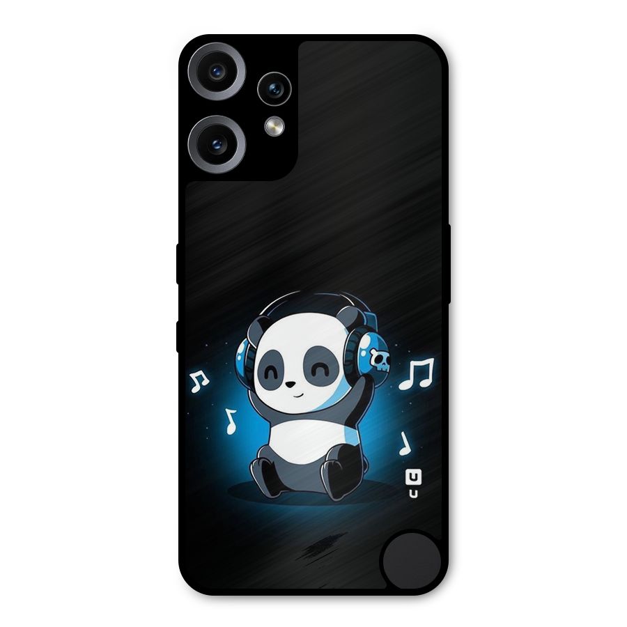 Adorable Panda Enjoying Music Metal Back Case for Nothing CMF Phone 2 Pro