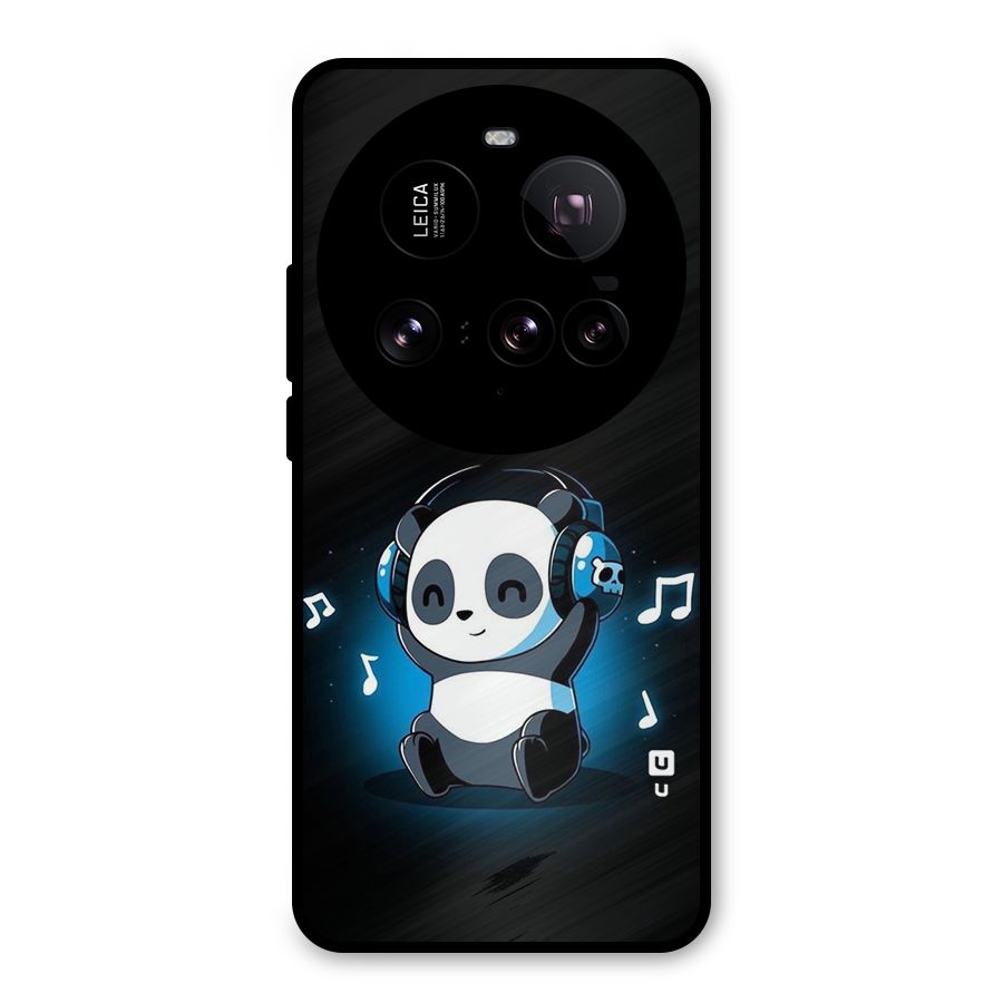 Adorable Panda Enjoying Music Metal Back Case for Xiaomi 15 Ultra