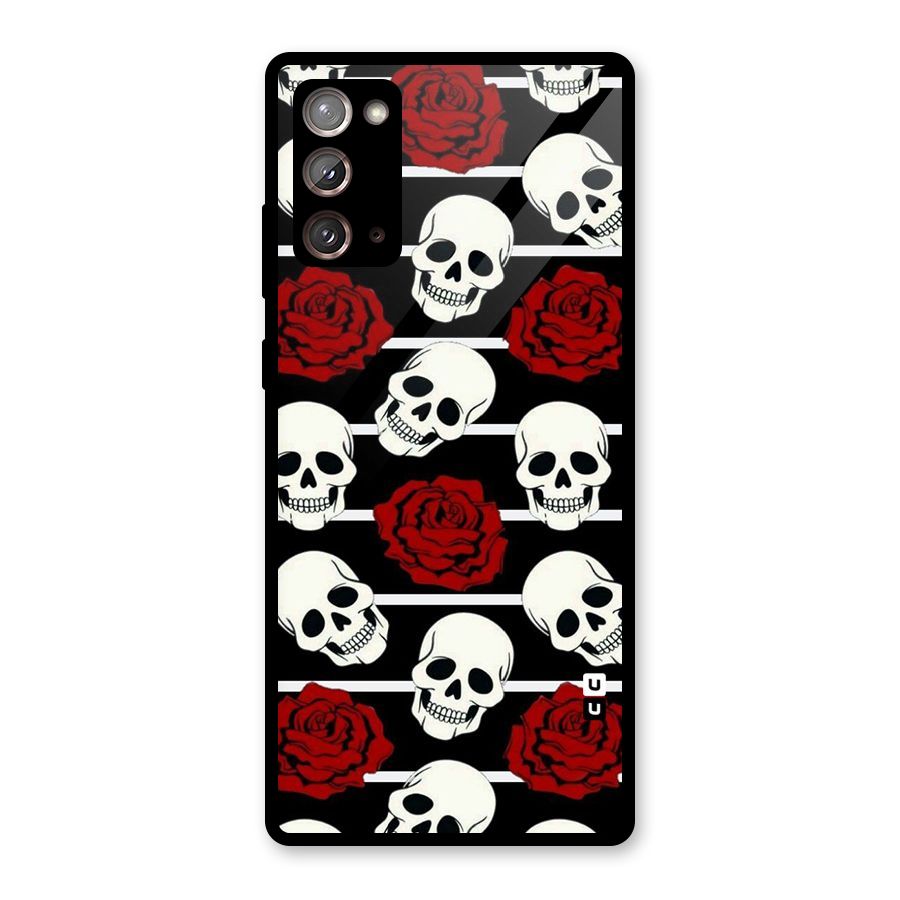 Adorable Skulls Glass Back Case for Galaxy Note 20