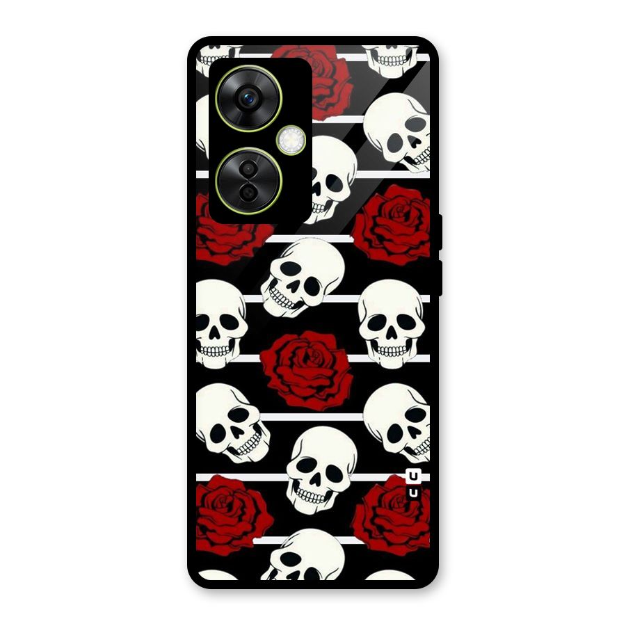 Adorable Skulls Glass Back Case for OnePlus Nord CE 3 Lite