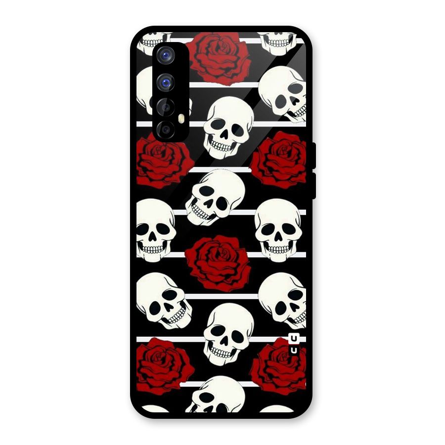 Adorable Skulls Glass Back Case for Realme 7
