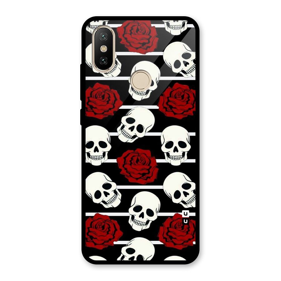 Adorable Skulls Glass Back Case for Redmi A2