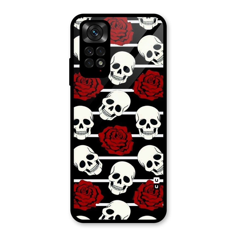 Adorable Skulls Glass Back Case for Redmi Note 11S