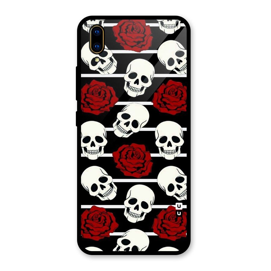 Adorable Skulls Glass Back Case for Vivo V11 Pro