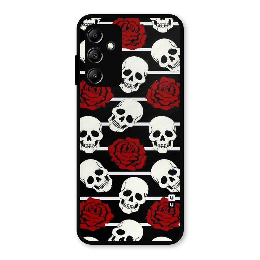 Adorable Skulls Metal Back Case for Galaxy A14 5G