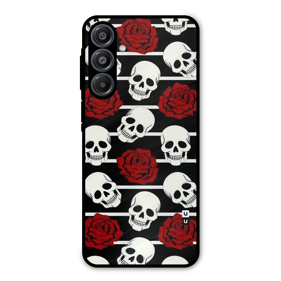 Adorable Skulls Metal Back Case for Galaxy A16 5G