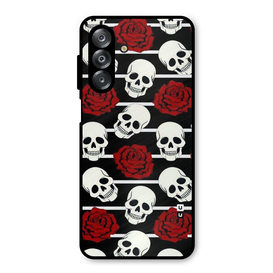 Adorable Skulls Metal Back Case for Galaxy A26