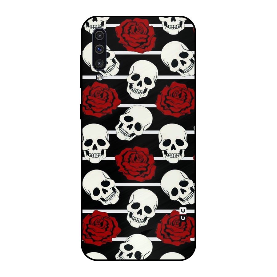Adorable Skulls Metal Back Case for Galaxy A30s