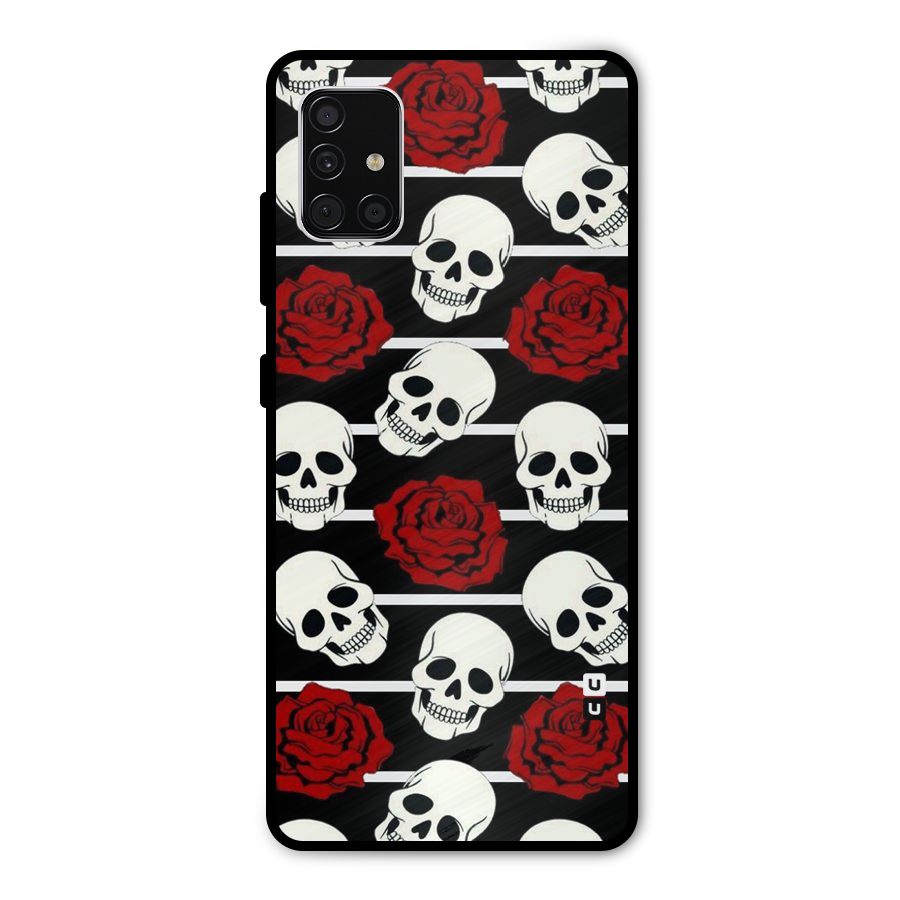 Adorable Skulls Metal Back Case for Galaxy A51