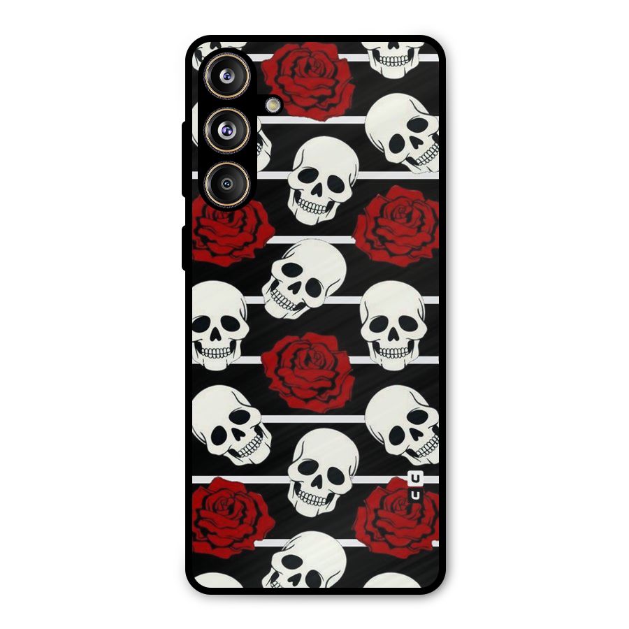 Adorable Skulls Metal Back Case for Galaxy F55