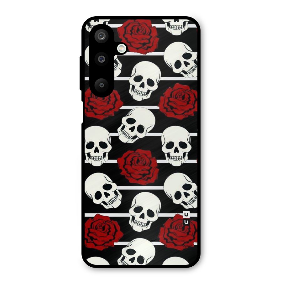 Adorable Skulls Metal Back Case for Galaxy M16